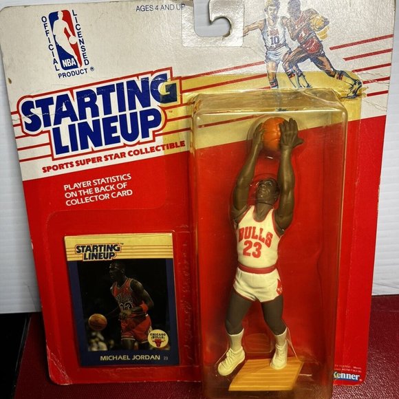 1988 KENNER STARTING LINEUP SLU MICHAEL JORDAN ROOKIE ACTION FIGURE SEALED +Card - Picture 4 of 5